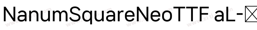 NanumSquareNeoTTF aL字体转换